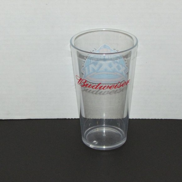 SUPER BOWL XXXVII 37 Budweiser NFL Plastic Draft Beer Glass Stadium Cup 2003 - Picture 3 of 3
